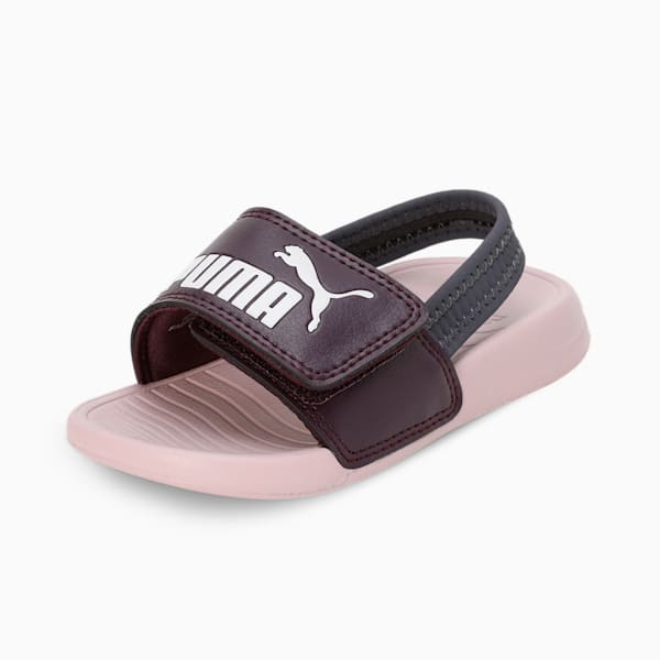 Popcat 20 Backstrap Babies' Sandals, Midnight Plum-PUMA White-Mauve Mist, extralarge-IND