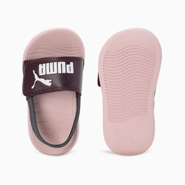 Popcat 20 Backstrap Babies' Sandals, Midnight Plum-PUMA White-Mauve Mist, extralarge-IND