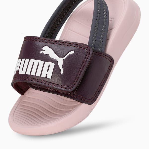 Popcat 20 Backstrap Babies' Sandals, Midnight Plum-PUMA White-Mauve Mist, extralarge-IND