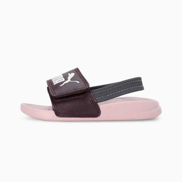 Popcat 20 Backstrap Babies' Sandals, Midnight Plum-PUMA White-Mauve Mist, extralarge-IND
