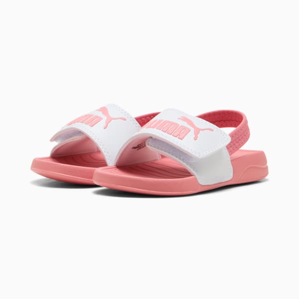 Popcat 20 Backstrap Babies' Sandals, PUMA White-Wild Pink-Wild Pink, extralarge-GBR