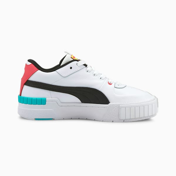 Cali Sport Women's Sneakers, Puma White-Elektro Pool, extralarge