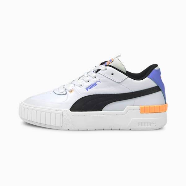 Cali Sport Women's Sneakers, Puma White-Soft Fluo Orange, extralarge