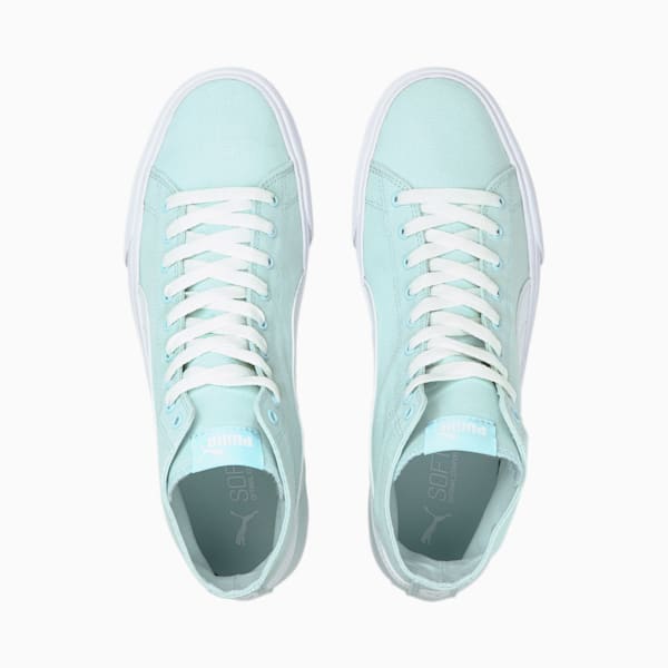 Bari Mid Unisex Sneakers, Blue Glow-Puma White, extralarge-IND
