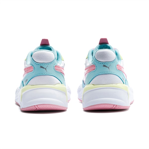 RS-X³ Summer Splash Little Kids' Shoes, Puma White-Gulf Stream, extralarge