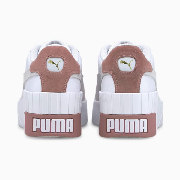 Cali Wedge Mix Women's Sneakers, Puma White-Foxglove