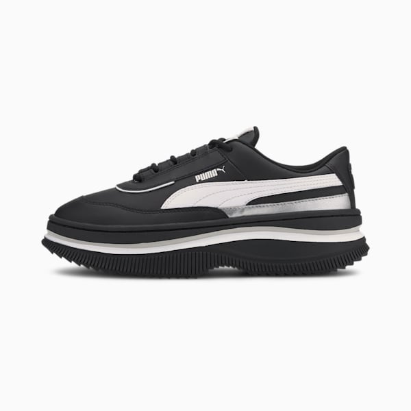 DEVA Mono Pop Women's Sneakers, Puma Black-Puma White, extralarge