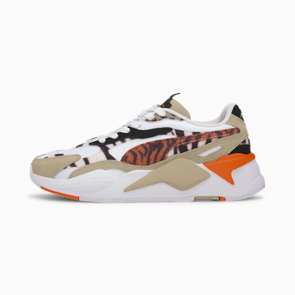 RS-X³ Wildcats Women's Sneakers, Pale Khaki-Puma White, extralarge