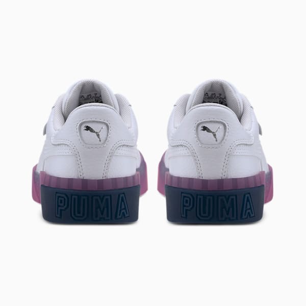 Cali Gradient Women's Sneakers, Puma White-Luminous Pink-Digi-Blue-Viridian Green, extralarge