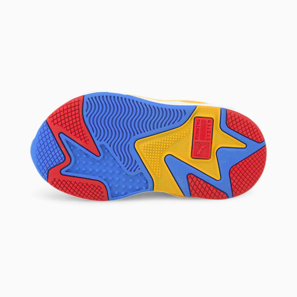 PUMA x SONIC RS-X³ Color Toddler Shoes, Puma White-Golden Rod, extralarge
