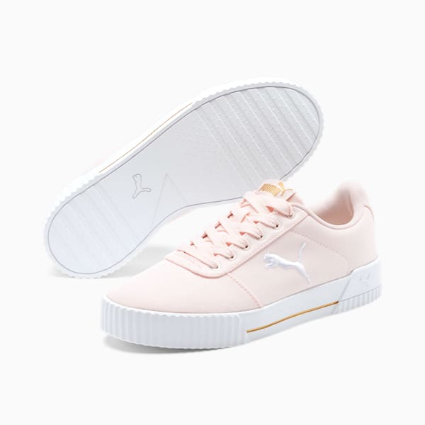 Carina Summer Cat Women's Sneakers, Rosewater-Puma White, extralarge