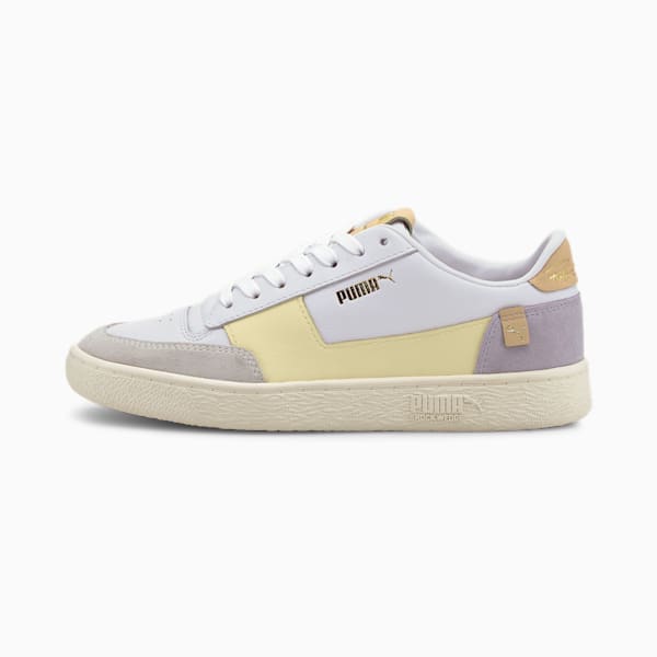 Ralph Sampson MC Trainers, Puma White-Pastel Yellow-Whisper White, extralarge