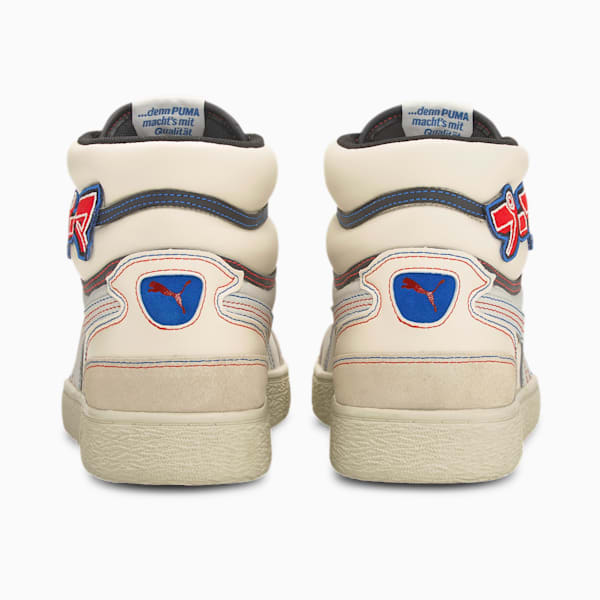 Ralph Sampson Mid Japanorama Sneakers, Whisper White-Puma Black-High Risk Red, extralarge