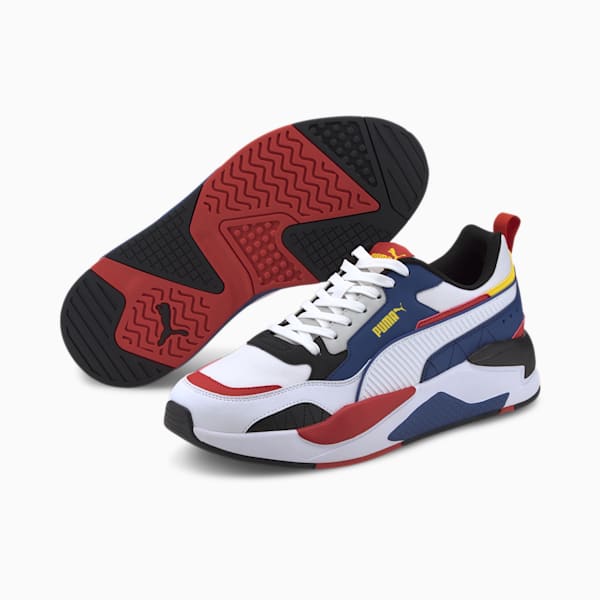 X-Ray 2 Square PACK IMEVA Shoes, Puma White-Limoges-Puma Black-Gray Violet-High Risk Red, extralarge-AUS