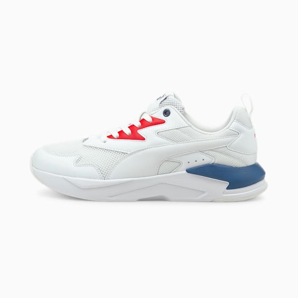 X-Ray Lite Unisex Shoes, Puma White-Puma White-High Risk Red-Limoges-Puma Silver, extralarge-IND