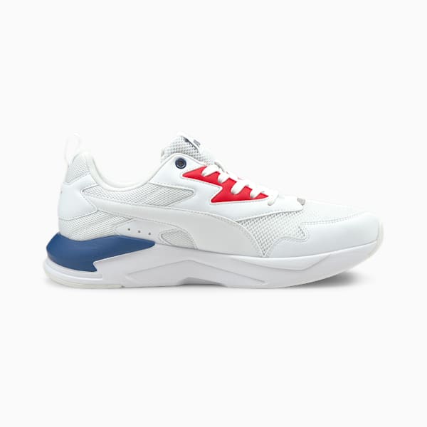 X-Ray Lite Unisex Shoes, Puma White-Puma White-High Risk Red-Limoges-Puma Silver, extralarge-IND