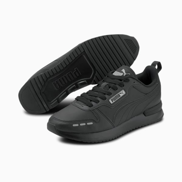 PUMA R78 Sneakers, Puma Black-Puma Black