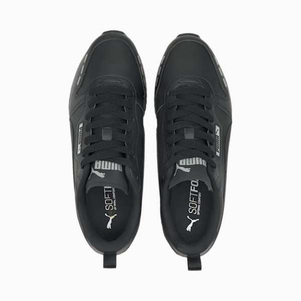 PUMA R78 Unisex Sneakers, Puma Black-Puma Black