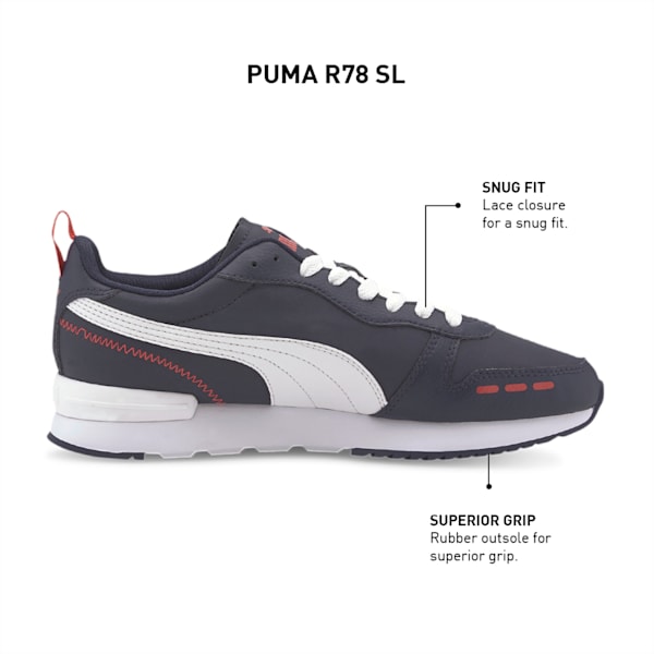 R78 Unisex Sneakers, Peacoat-Puma White, extralarge-IND