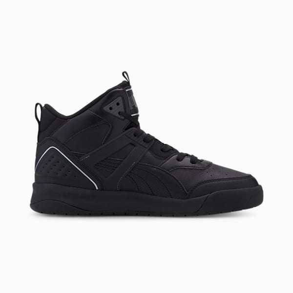 PUMA Backcourt Mid Men's Sneakers, Puma Black-Puma Black-Dark Shadow-Puma Silver, extralarge