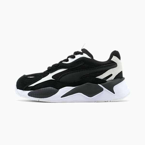 RS-X³ Super Little Kids' Sneakers, Puma White-Puma Black-Puma Black, extralarge