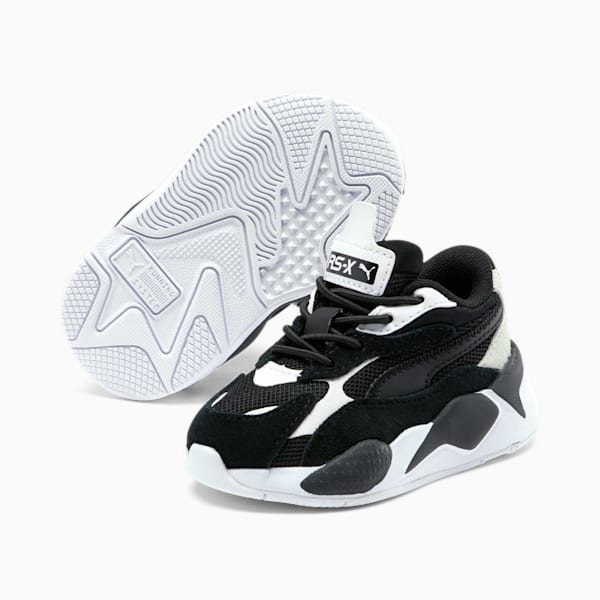 RS-X³ Super Toddler Shoes, Puma White-Puma Black-Puma Black, extralarge