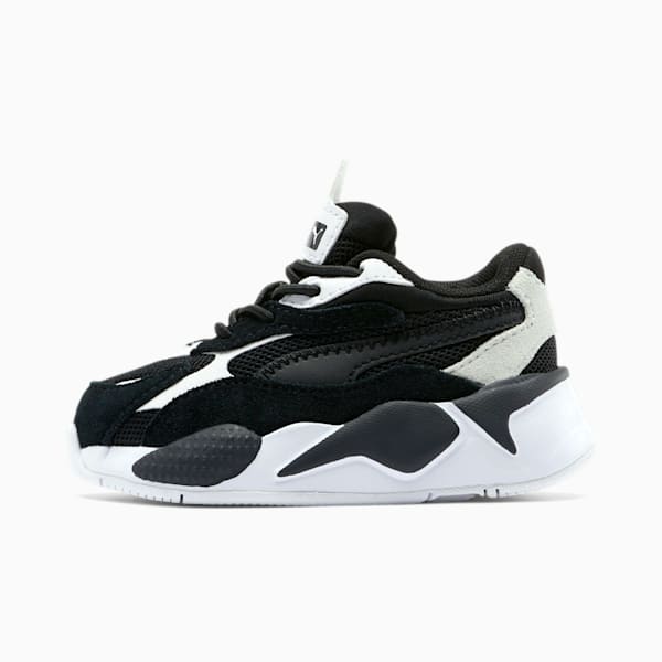 RS-X³ Super Toddler Shoes, Puma White-Puma Black-Puma Black, extralarge