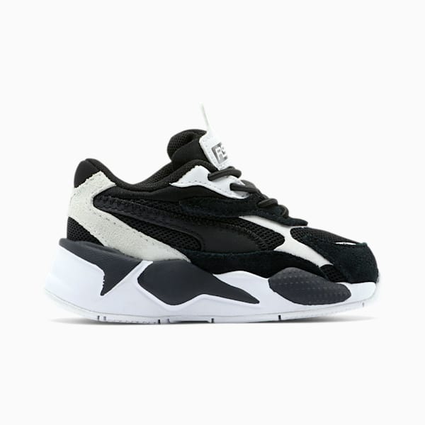 RS-X³ Super Toddler Shoes, Puma White-Puma Black-Puma Black, extralarge