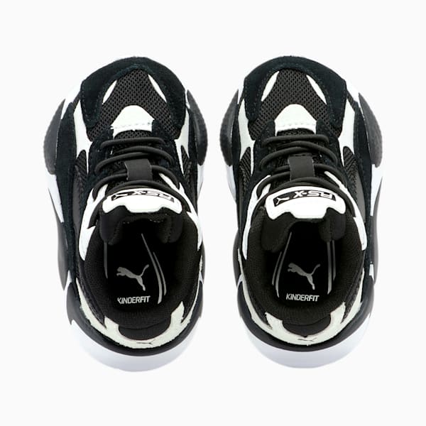 RS-X³ Super Toddler Shoes, Puma White-Puma Black-Puma Black, extralarge