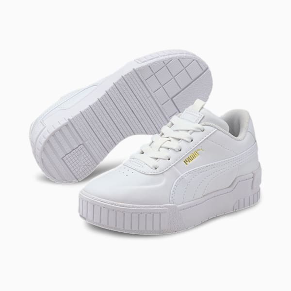 Cali Sport Little Kids' Shoes, Puma White-Puma White, extralarge