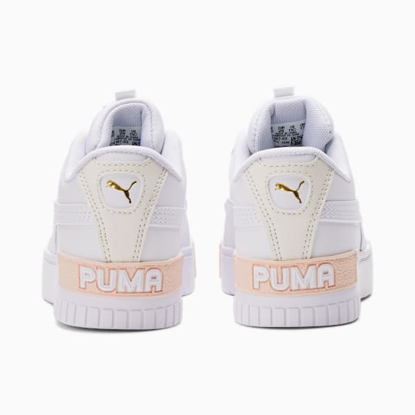 Tenis Cali Sport para Niños, Puma White-Whisper White, extralarge