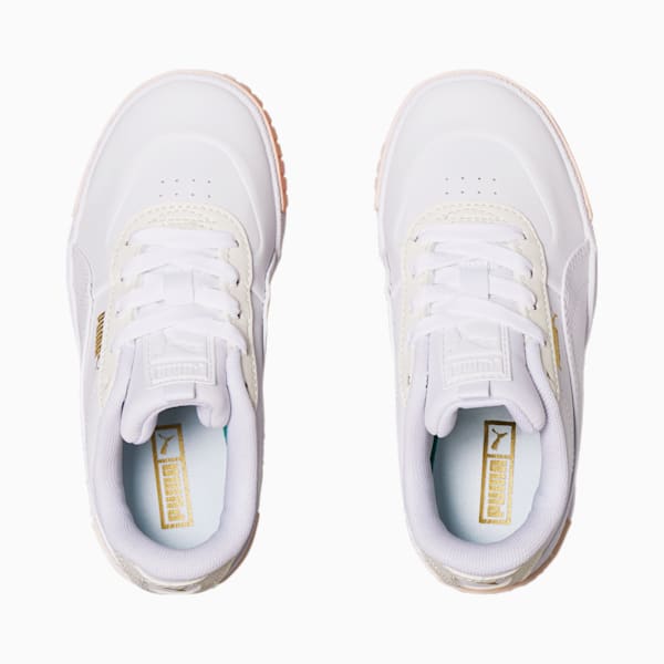 Tenis Cali Sport para Niños, Puma White-Whisper White, extralarge