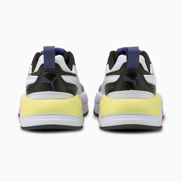 X-RAY 2 Square Sneakers JR, Puma Black-Puma White-Yellow Pear-Elektro Blue