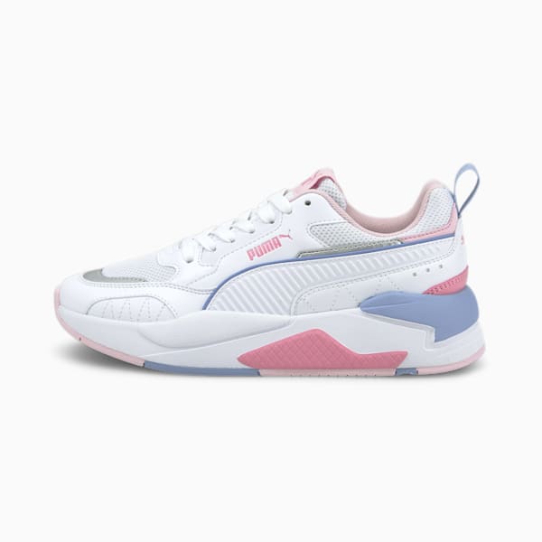 X-RAY 2 Square Sneakers Big Kids, Puma White-Puma White-Pink Lady-Forever Blue, extralarge