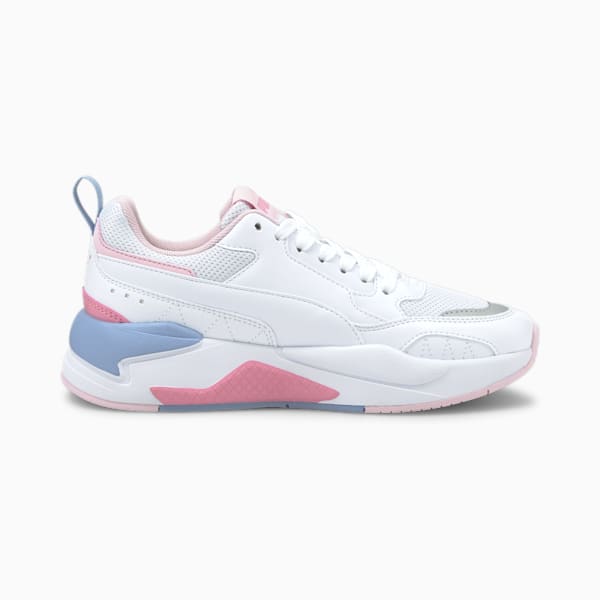 Tenis X-Ray 2 Square para Jóvenes, Puma White-Puma White-Pink Lady-Forever Blue, extralarge