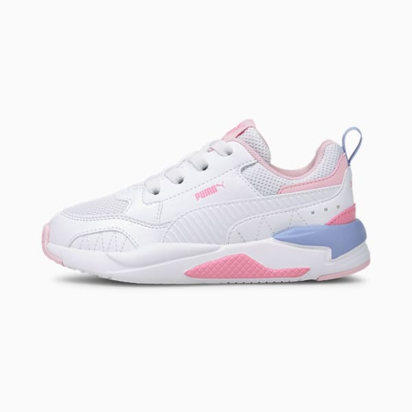 X-RAY 2 Square Little Kids' Shoes, Puma White-Puma White-Pink Lady-Forever Blue, extralarge