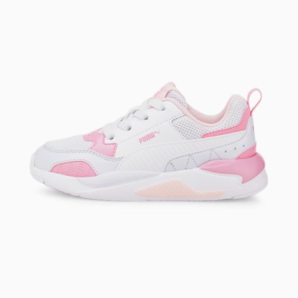 Tenis X-Ray 2 Square para Niños, Arctic Ice-Puma White-Chalk Pink-PRISM PINK, extralarge