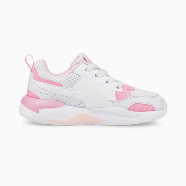 Tenis X-Ray 2 Square para Niños, Arctic Ice-Puma White-Chalk Pink-PRISM PINK, extralarge