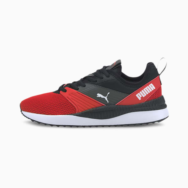 Pacer Next FFWD Kids' Sneakers JR, High Risk Red-Puma Black-Puma White, extralarge