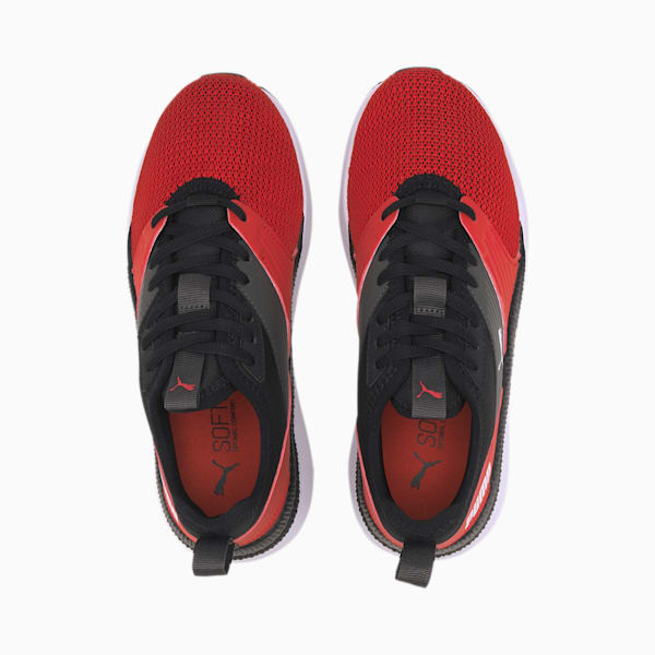 Pacer Next FFWD Kids' Sneakers JR, High Risk Red-Puma Black-Puma White, extralarge