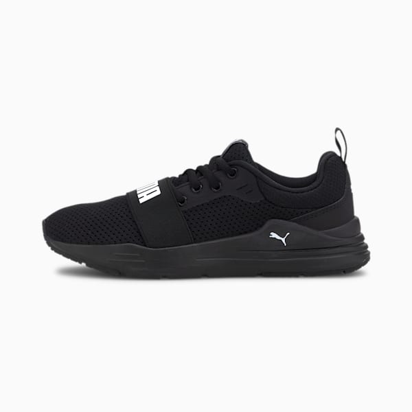 Wired Run IMEVA Kid's Shoes, Puma Black-Puma White, extralarge-IND
