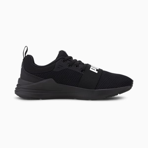 Wired Run IMEVA Kid's Shoes, Puma Black-Puma White, extralarge-IND