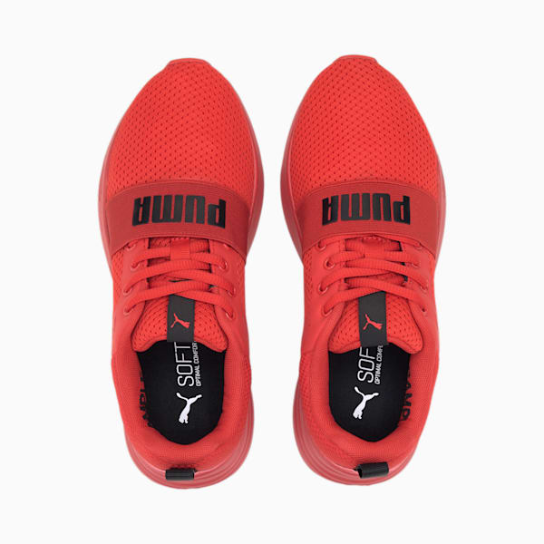 Wired Run IMEVA Kid's Shoes, High Risk Red-Puma Black, extralarge-IND