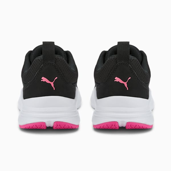 Wired Run Big Kids' Sneakers, Puma Black-Sunset Pink, extralarge