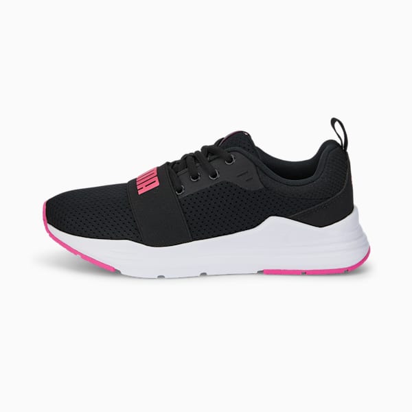 Black and pink sneakers sales