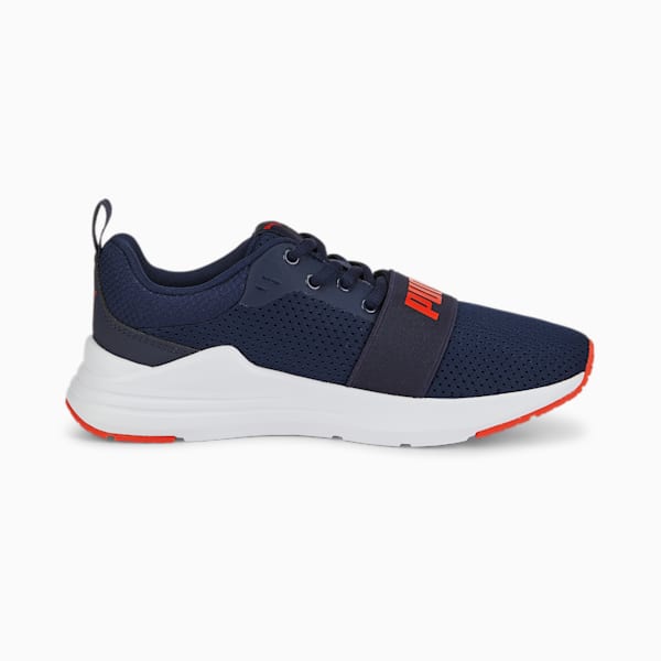 Wired Run IMEVA Kid's Shoes, Peacoat-Puma Red, extralarge-IND