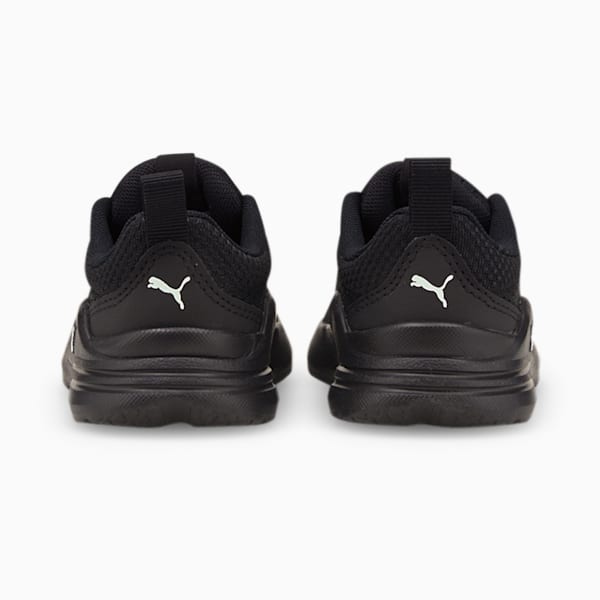 Wired Run Babies' Trainers, Puma Black-Puma White, extralarge-GBR