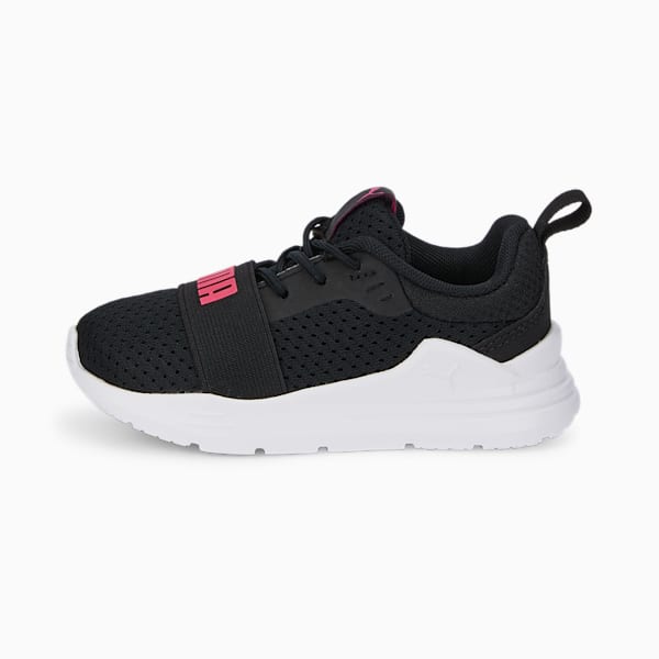 Wired Run Toddlers' Sneakers, Puma Black-Sunset Pink, extralarge