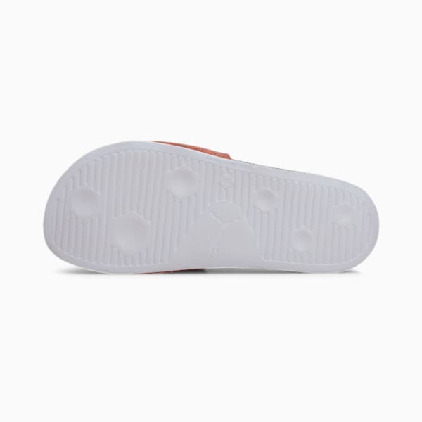 PUMA x MR DOODLE Leadcat 20 Men's Slides, Puma White-Puma Black-Dragon Fire, extralarge