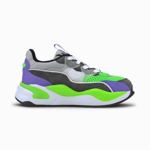 RS-2K Internet Exploring Little Kids' Shoes, Dark Shadow-Fluo Green, extralarge